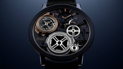 This Piaget watch is as thin as a coin, and features a stunning tourbillon