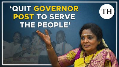 Watch | Tamilisai Soundararajan: Quit Governor post to serve the people