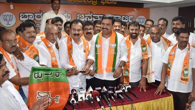 Development has taken a back seat in Karnataka under Congress, says Vijayendra