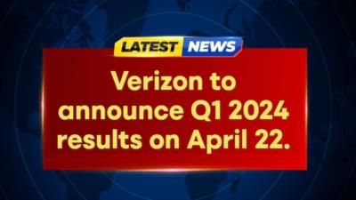 Verizon Expected To Report Q1 2024 Results On April 22