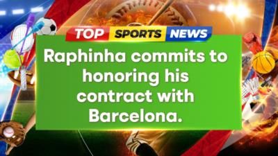 Raphinha Commits To Staying At FC Barcelona, Vows Contract Fulfillment