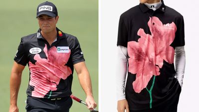 Viktor Hovland’s Masters Shirt: The Bold J. Lindeberg Polo For Round One At Augusta National