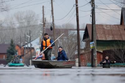 Mass Evacuation In Orenburg Due To Severe Flooding