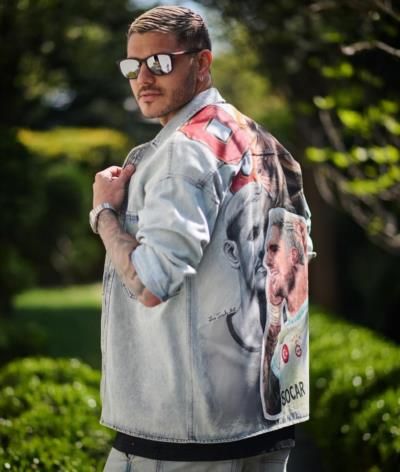 Mauro Icardi's Stylish Park Outing: A Fashionable Blend Of Nature