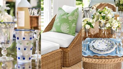 Williams Sonoma’s new collection with Aerin is everything I have been looking for to update my summer tablescapes