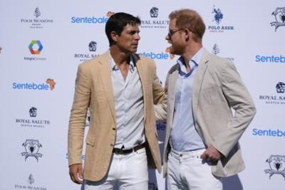Prince Harry And Meghan Shine At Celebrity Polo Match