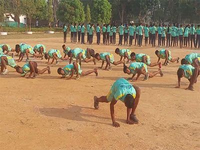 UP: Balrampur Police organised free training camp for youths aspiring to join armed forces