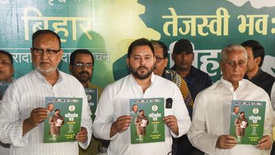 RJD releases party manifesto; key promises include new airports, ₹1 lakh annually to ‘sisters from poor families’