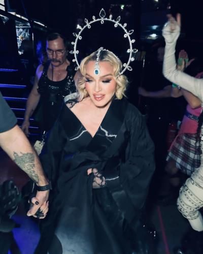 Madonna Proudly Supports Son Rocco Ritchie At Miami Art Exhibition