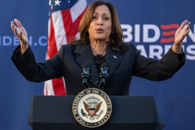 Kamala Harris Accuses Trump Of Being The Cause Of Abortion Ban In Arizona