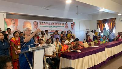 Lok Sabha polls | Elect Murugan, gain economic progress: Nirmala Sitharaman to Nilgiris electorate