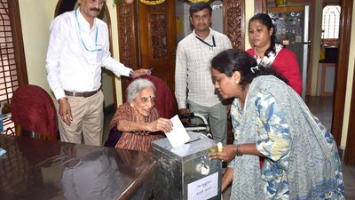 LS polls: Many vote from their homes in Mysuru