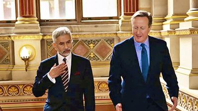 Jaishankar speaks to U.K. Foreign Secretary Cameron, discusses West Asia situation