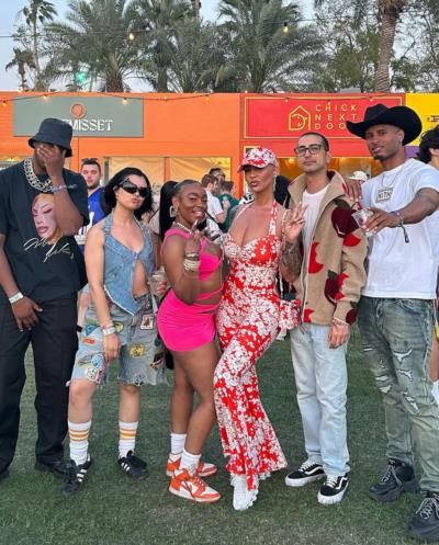 Joyful Festival Moment With Amber Rose And Friends