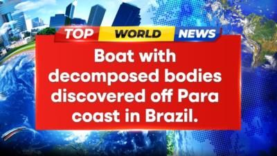 Brazil Authorities Investigate Boat With Decomposed Bodies