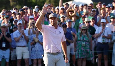 WATCH: Bryson DeChambeau Makes Hole-Out Birdie At The 18th To Keep Masters Dream Alive