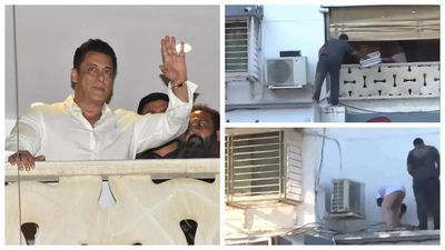 Duo on motorcycle open fire outside Salman Khan's residence; Police launch investigations - WATCH