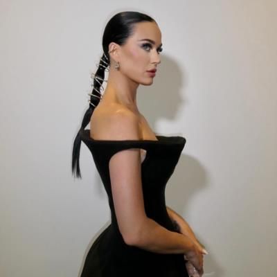 Katy Perry Radiates Timeless Elegance In Stunning Black Dress