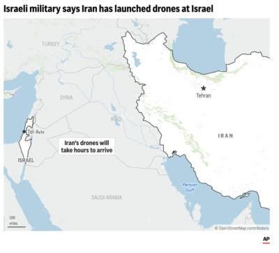 Iran Celebrates 'Powerful' Assault On Israel, Israel Intercepts Majority