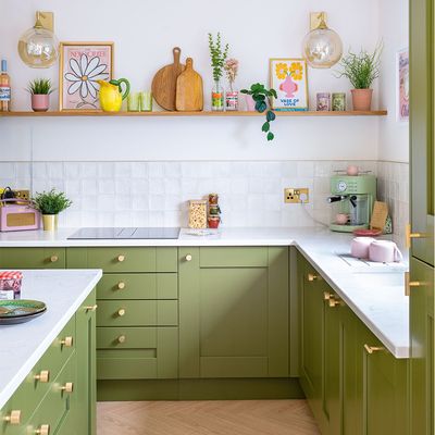 This bright and modern kitchen-diner was once three separate rooms in a 1960s bungalow