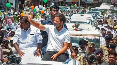 LS polls: Rahul Gandhi takes out road show in Wayanad