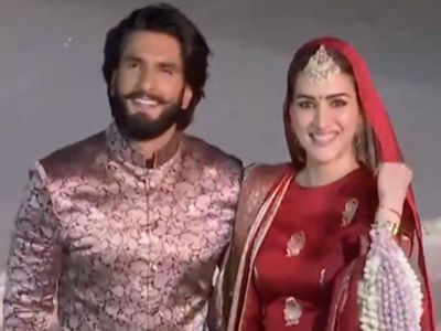 Ranveer, Kriti showcase heritage of Kashi as they turn showstoppers for Manish Malhotra
