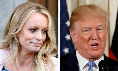 Court adjourns after first day of Trump’s historic criminal trial – as it happened