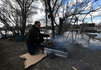 Russia Says 'Colossal' Amount Of River Water Approaching Siberian City