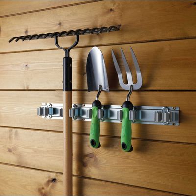 Aldi's garden tool holder will double the available space in your shed – for less than £5
