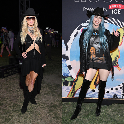 Paris Hilton, Megan Fox, Other Celebs Break Out Their Best Cowboy Hats at Coachella Weekend 1