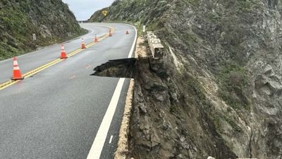 Landslide Causes Road Closures Along California’s Highway 1