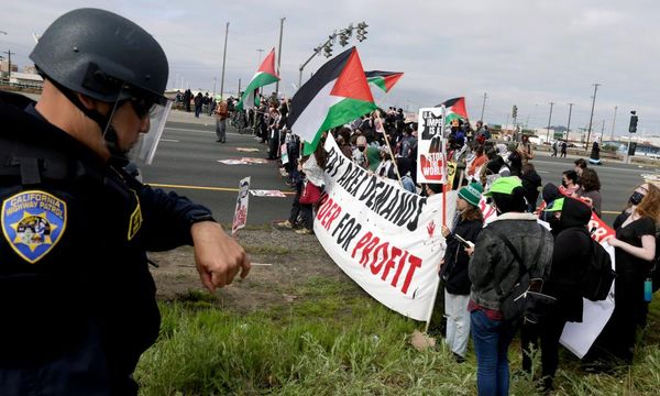 Roads blocked as thousands protest in US against Israel’s attack on Gaza