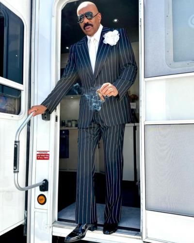 Steve Harvey's Timeless Elegance And Charismatic Style