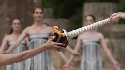 Paris 2024 Olympic flame lit in Greece at ancient birthplace of the Games