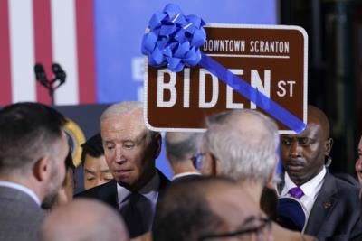 Biden Campaigns In Pennsylvania, Focuses On Economy And Taxes