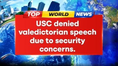 USC Valedictorian Denied Speech Over Security Concerns