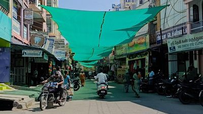 Key stretches in Gudiyatham get nylon net ‘pandals’ for walkers to beat the heat