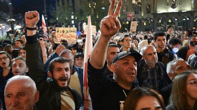 Georgian lawmakers debate controversial 'foreign influence' bill as opponents call for mass protests