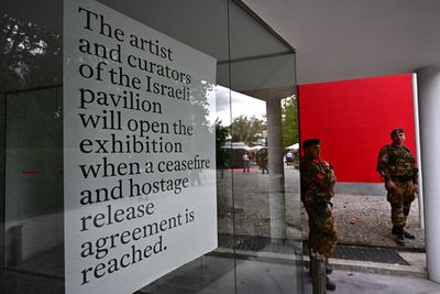 Israel artist says Venice Biennale pavilion won’t open until Gaza ceasefire