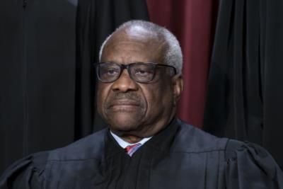 Justice Clarence Thomas Returns To Supreme Court Bench