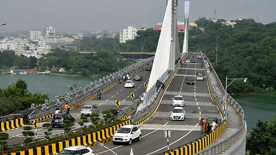 Car driver who rammed into two men on Durgam Cheruvu Cable Bridge arrested