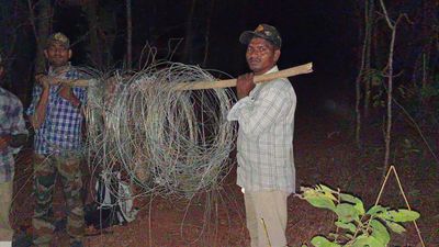 Poaching wire seized, two apprehended in Mahabubabad district