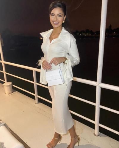 Anja Radic Radiates Timeless Elegance And Sophistication In White Outfit