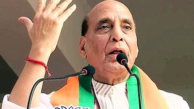 Rajnath Singh seeks Congress’ stand on CPI(M) poll promise to dismantle nuclear weapons