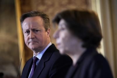 British Foreign Secretary David Cameron Visits Israel After Iran Attack