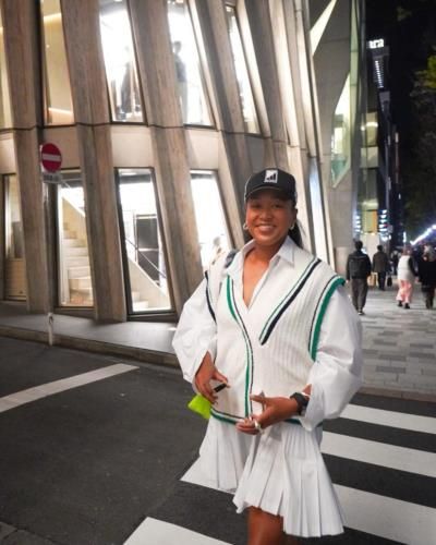 Naomi Osaka's Winning White Outfit On The Tennis Court