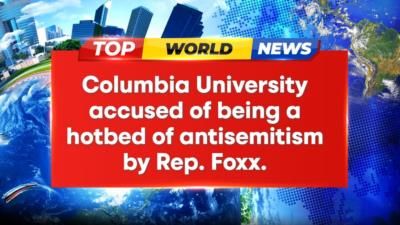 Rep. Foxx Criticizes Columbia University For Antisemitism