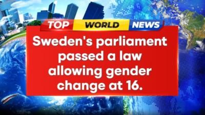 Sweden Lowers Legal Gender Change Age To 16