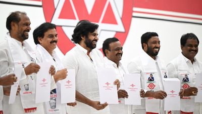 Pawan gives away ‘B’ forms to 22 candidates, including himself