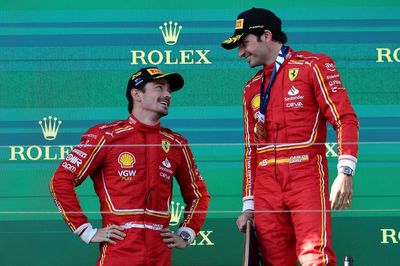 Leclerc: Sainz simply doing a better job in recent F1 races